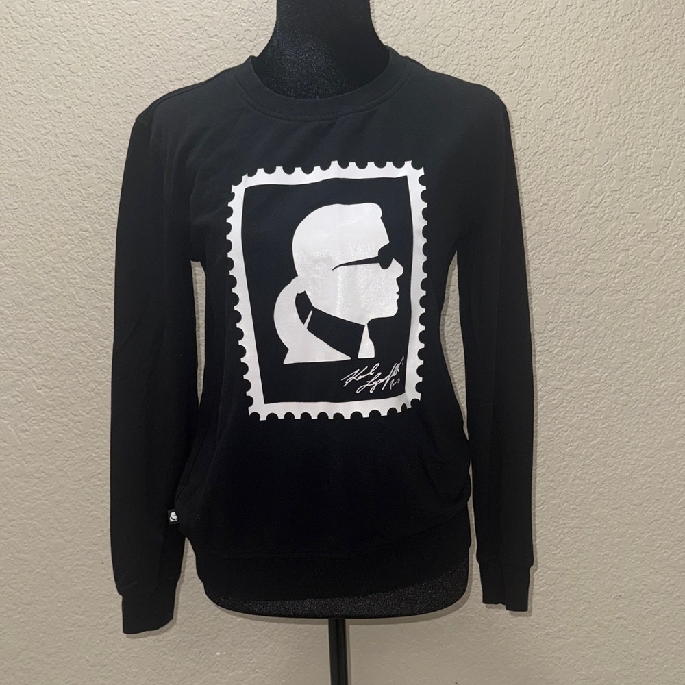 Karl Lagerfeld Women’s loose fit Logo Sweatshirt